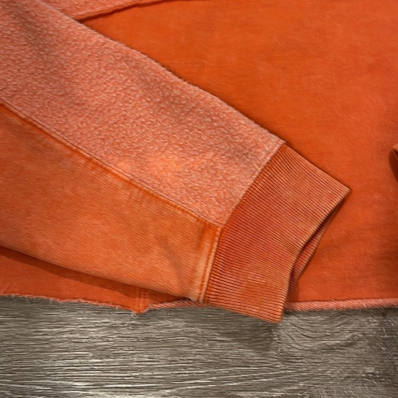 Urban outfitters out from under orange size medium crop quarter zip sweatshirt - Picture 6 of 6